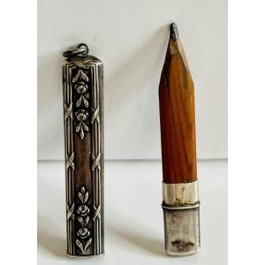 Pencil In Its Silver Case